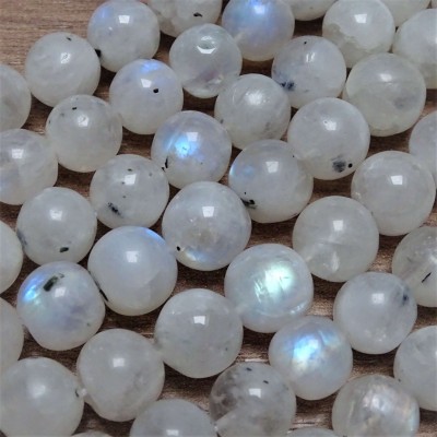 Moonstone mineral beads