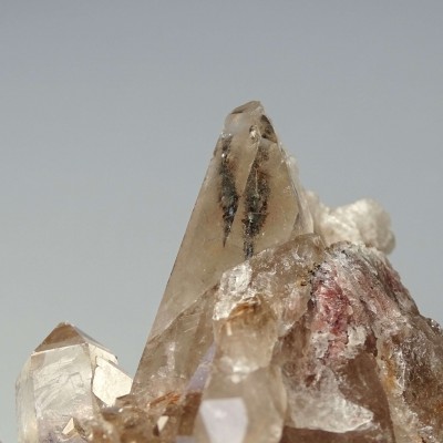 Smoky natural crystals with rutile 199g, Brazil