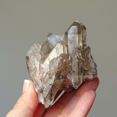 Smoky natural crystals with rutile 199g, Brazil