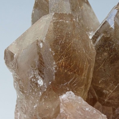 Smoky natural crystals with rutile 403g, Brazil