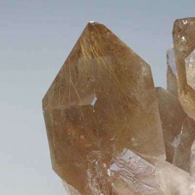 Smoky natural crystals with rutile 488g, Brazil