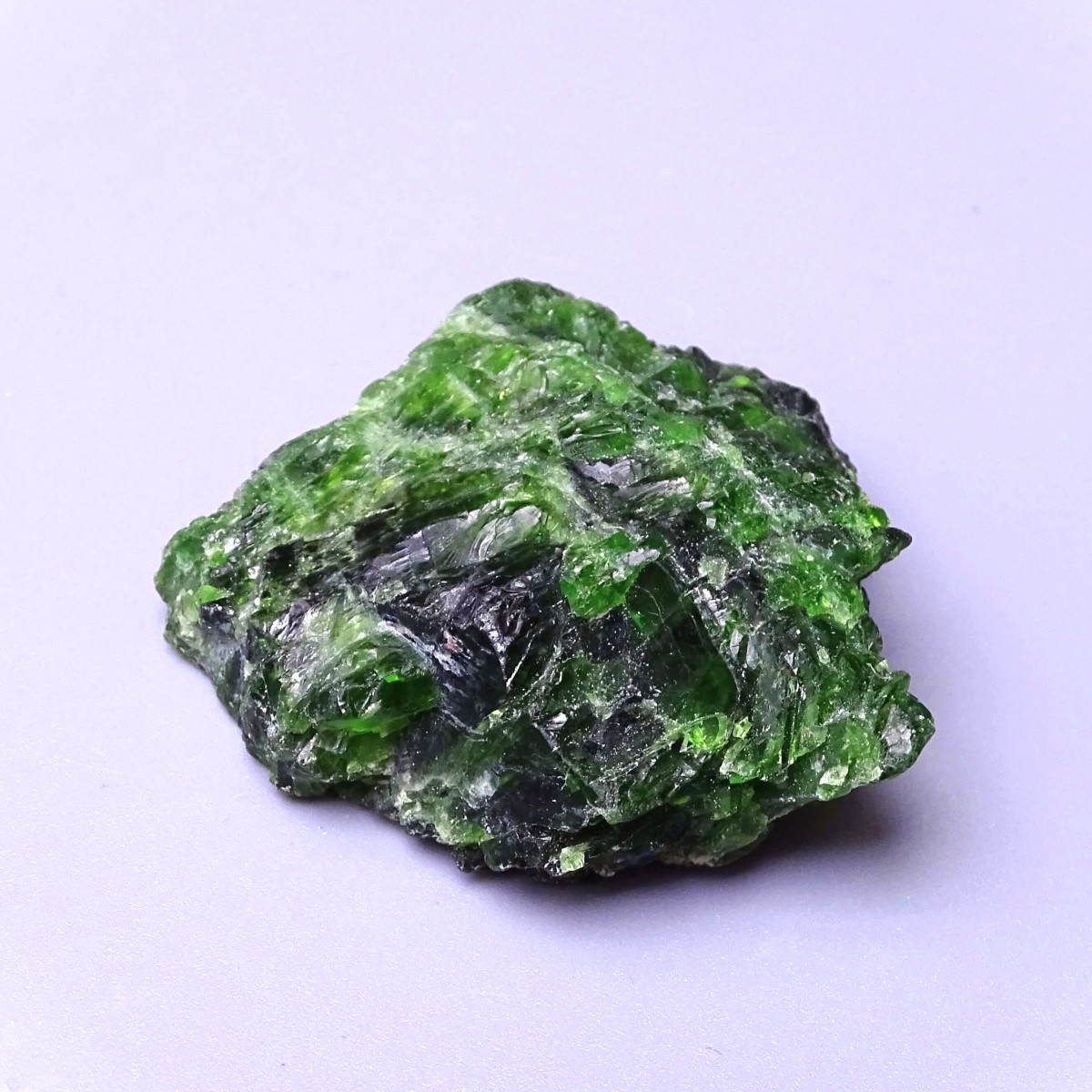 Chromdiopside natural mineral top quality 35g, Russia