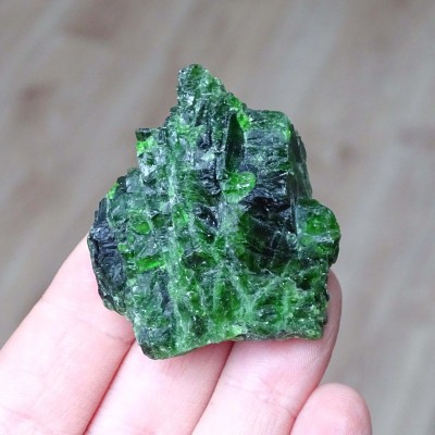 Chromdiopside natural mineral top quality 35g, Russia