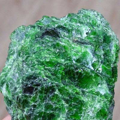 Chromdiopside natural mineral top quality 435g, Russia