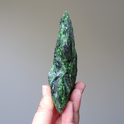 Chromdiopside natural mineral top quality 211g, Russia