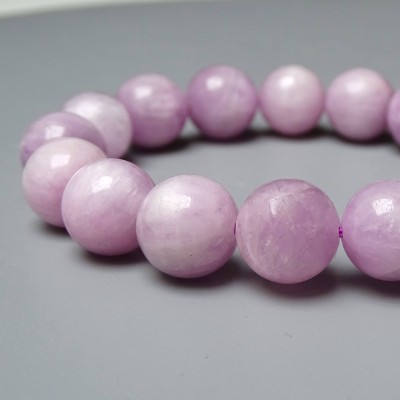 Kunzite bracelet in top quality 13.3mm, Afghanistan