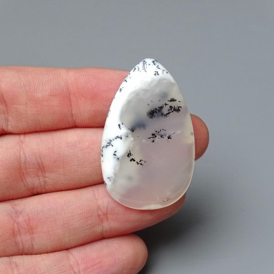 Dendritic opal (merlinite) cabochon 7,6g, Madagascar