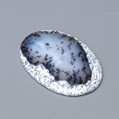 Dendritic opal (merlinite) cabochon 15.5g, Madagascar