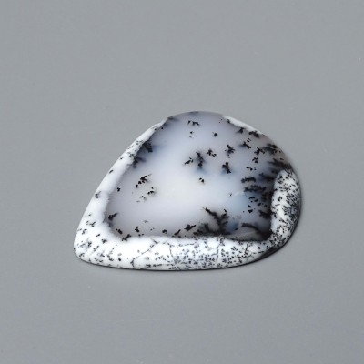 Dendritic opal (merlinite) cabochon 13.8g, Madagascar