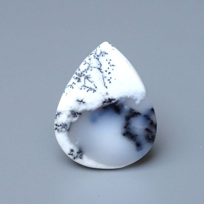 Dendritic opal (merlinite) cabochon 9.7g, Madagascar