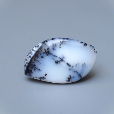 Dendritic opal (merlinite) cabochon 8.8g, Madagascar