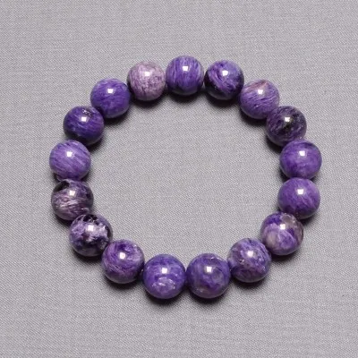 Charoit/Charoite bracelet in top quality 11.9mm, Russia