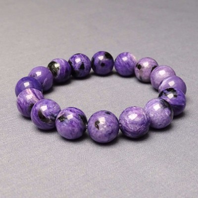 Charoit/Charoite náramek v top kvalitě 13mm, Rusko