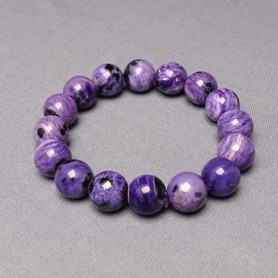 Charoit/Charoite náramek v top kvalitě 13mm, Rusko