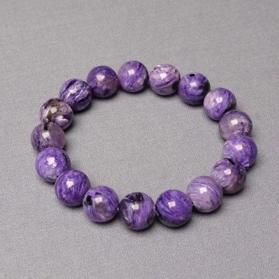 Charoit/Charoite náramek v top kvalitě 12,1mm, Rusko