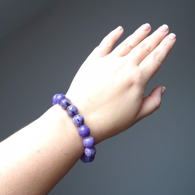 Charoit/Charoite bracelet in top quality 12,1mm, Russia