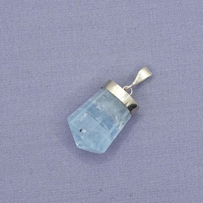 Aquamarine natural crystal pendant 7.4g, Afghanistan