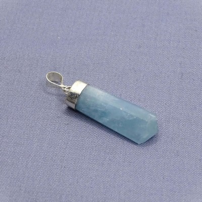 Aquamarine natural crystal pendant 3.8g, Afghanistan