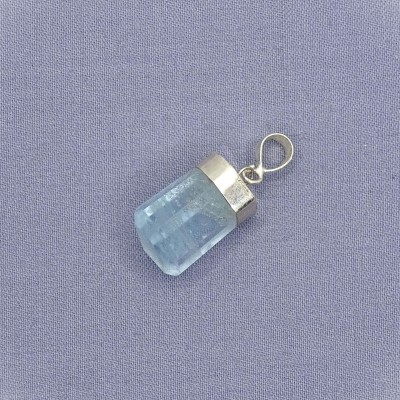 Aquamarine natural crystal pendant 4,1g, Afghanistan