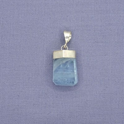 Aquamarine natural crystal pendant 4,1g, Afghanistan