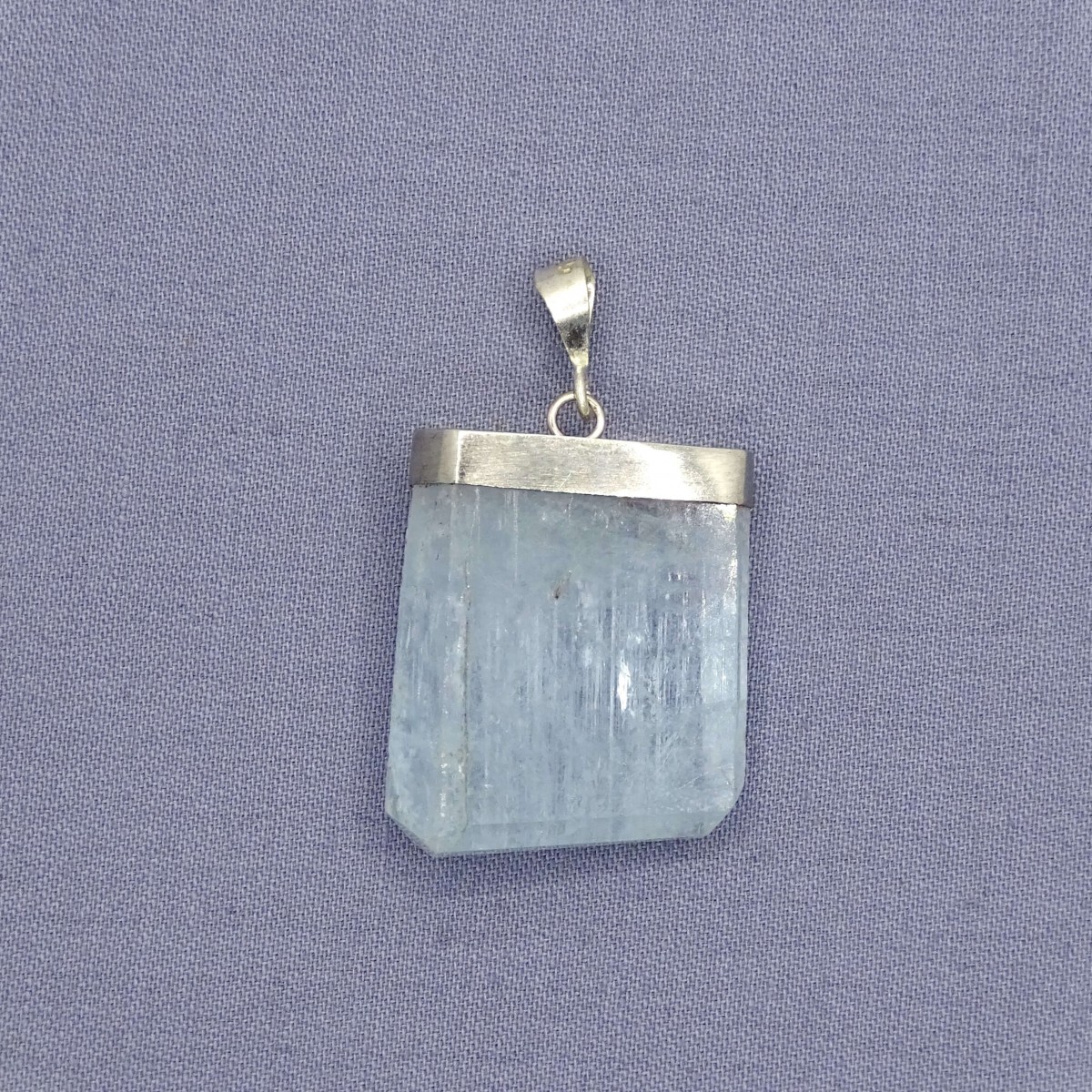 Aquamarine natural crystal pendant 9.2g, Afghanistan