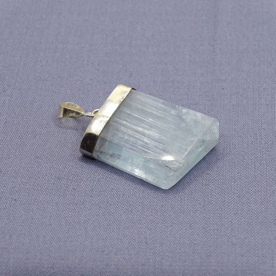 Aquamarine natural crystal pendant 9.2g, Afghanistan