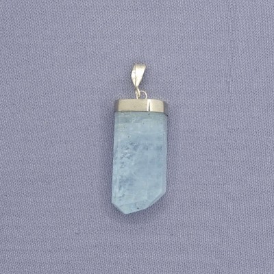 Aquamarine natural crystal pendant 12.2g, Afghanistan