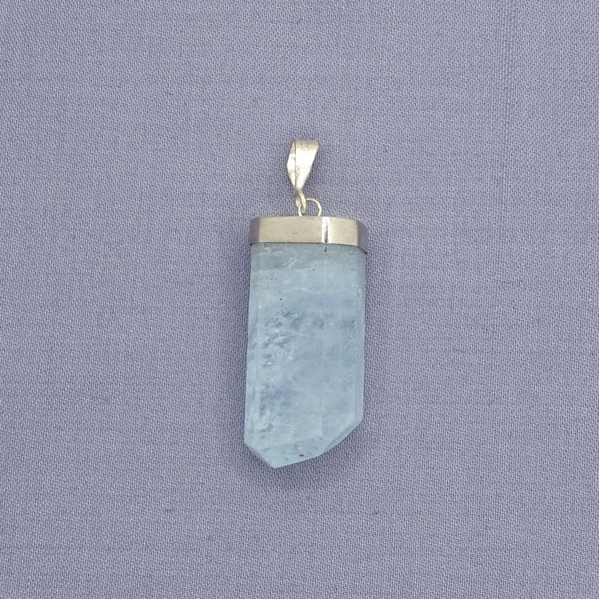 Aquamarine natural crystal pendant 12.2g, Afghanistan