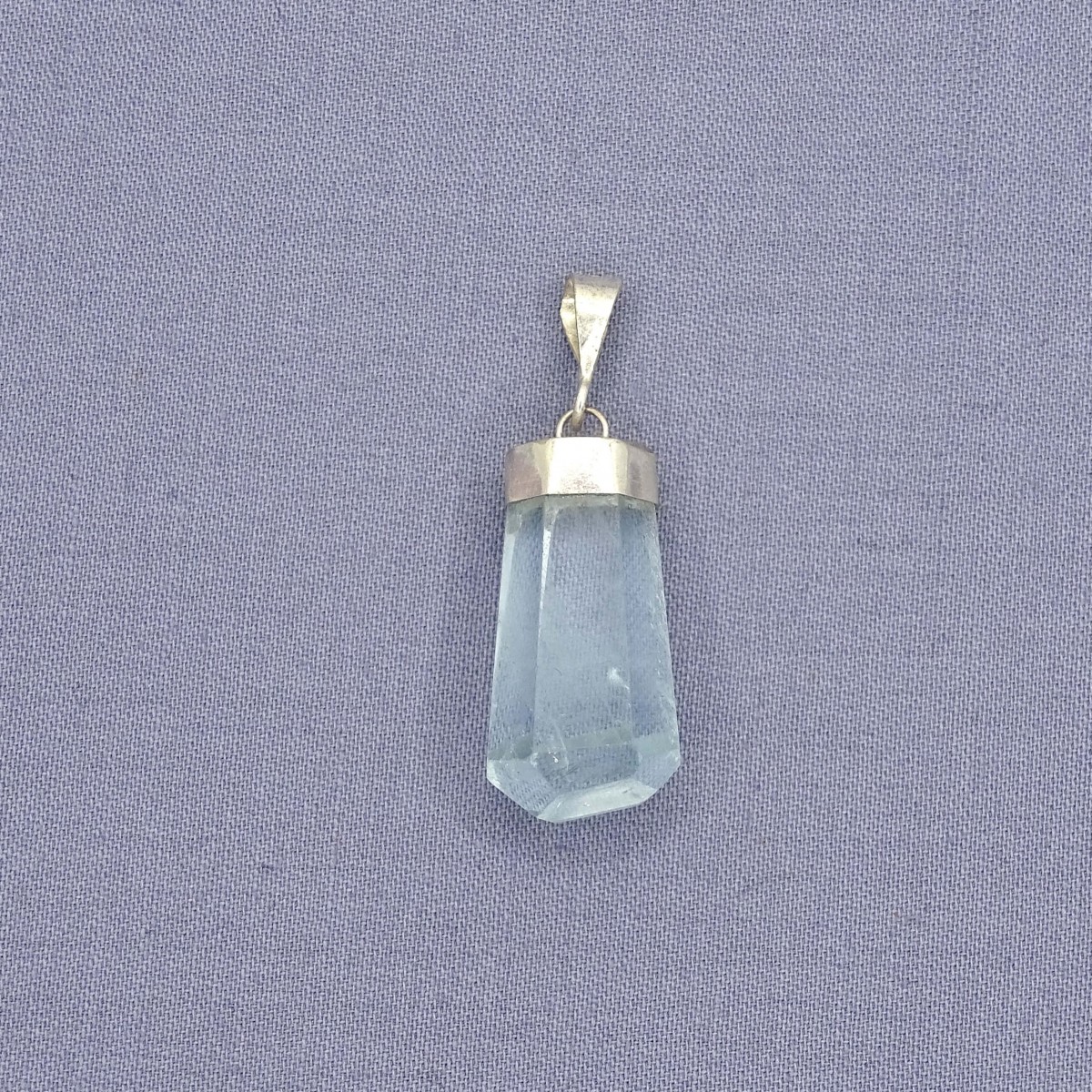 Aquamarine natural crystal pendant 5.3g, Afghanistan