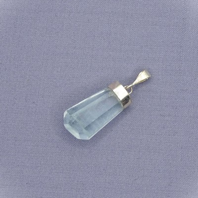 Aquamarine natural crystal pendant 5.3g, Afghanistan