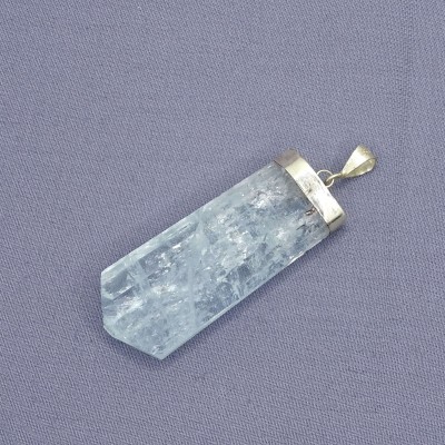 Aquamarine natural crystal pendant 13.9g, Afghanistan