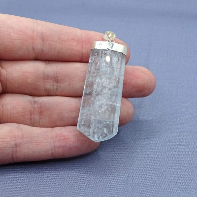 Aquamarine natural crystal pendant 13.9g, Afghanistan