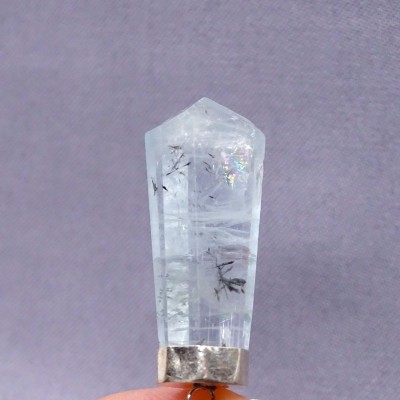 Aquamarine natural crystal pendant 6.6g, Afghanistan