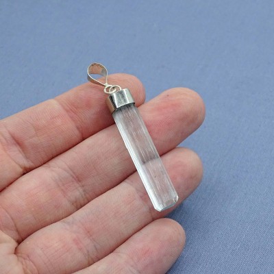 Aquamarine natural crystal pendant 3.3g, Afghanistan