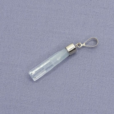 Aquamarine natural crystal pendant 2.2g, Afghanistan