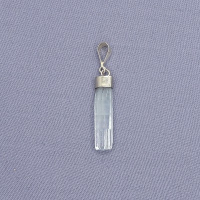 Aquamarine natural crystal pendant 2.2g, Afghanistan