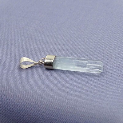 Aquamarine natural crystal pendant 2.2g, Afghanistan