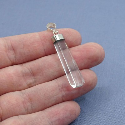 Aquamarine natural crystal pendant 3.1g, Afghanistan