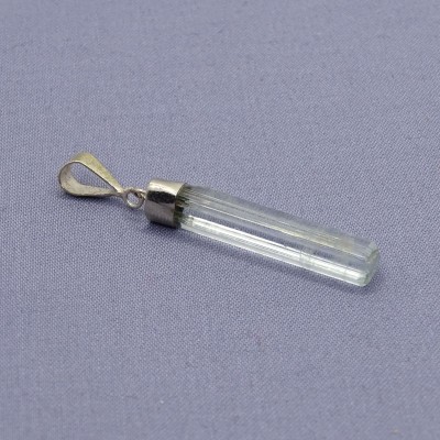 Aquamarine natural crystal pendant 3.2g, Afghanistan