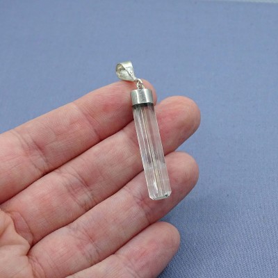 Aquamarine natural crystal pendant 3.2g, Afghanistan