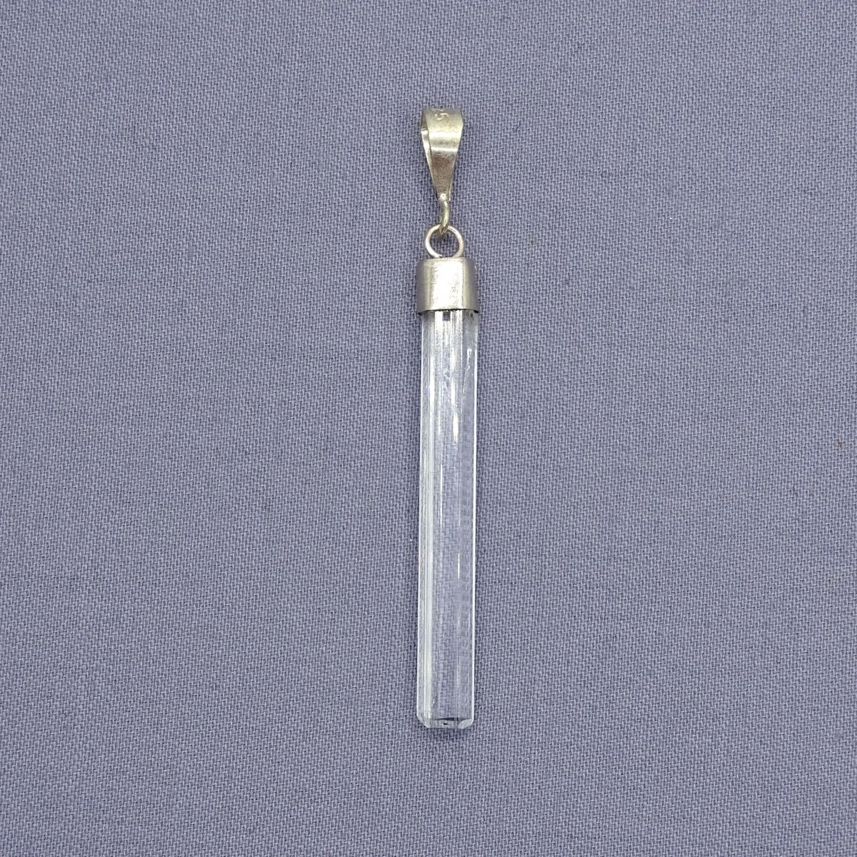 Aquamarine natural crystal pendant 1.7g, Afghanistan