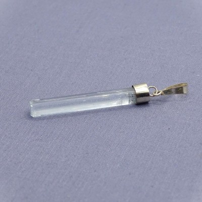 Aquamarine natural crystal pendant 2.6g, Afghanistan