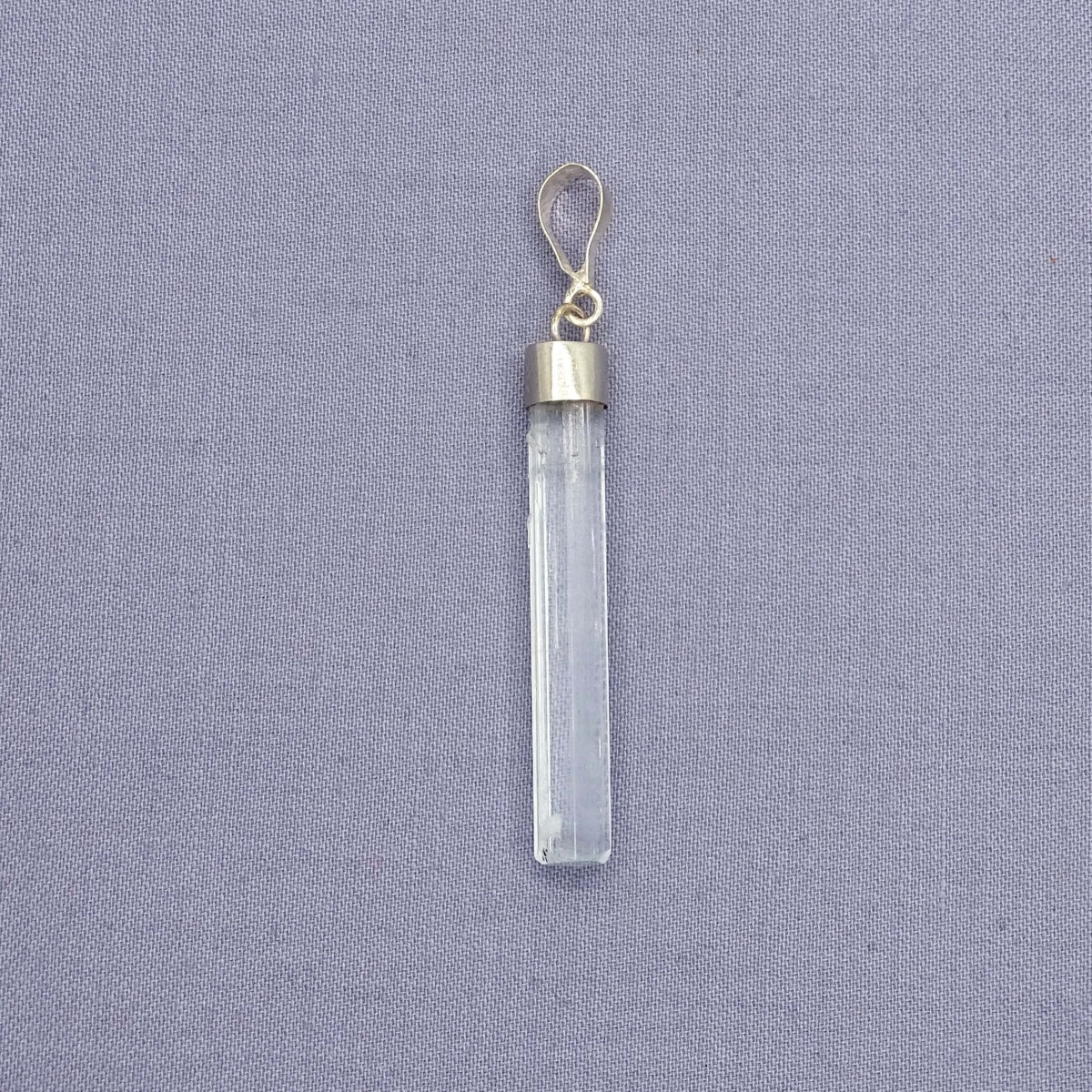 Aquamarine natural crystal pendant 2.6g, Afghanistan