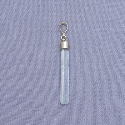 Aquamarine natural crystal pendant 2.4g, Afghanistan