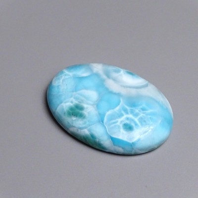 Larimar natural polished cabochon 70.2g, Dominican Republic