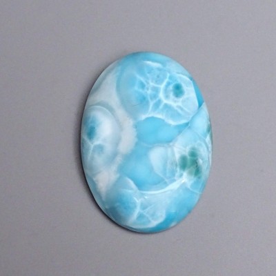 Larimar natural polished cabochon 70.2g, Dominican Republic