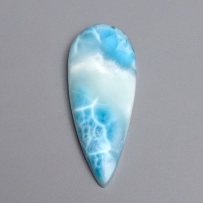 Larimar natürlich polierter Cabochon 66,9g, Dominikanische Republik