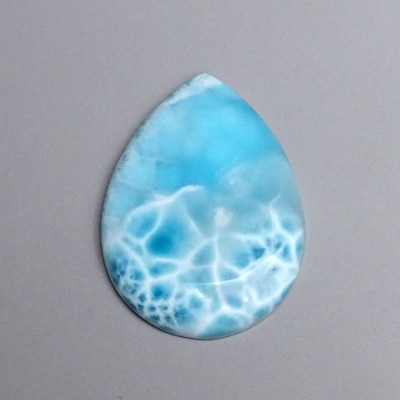 Larimar natürlich polierter Cabochon 44g, Dominikanische Republik