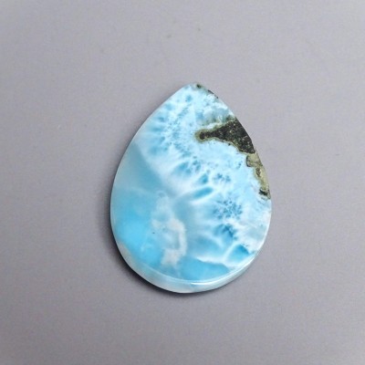 Larimar natürlich polierter Cabochon 44g, Dominikanische Republik