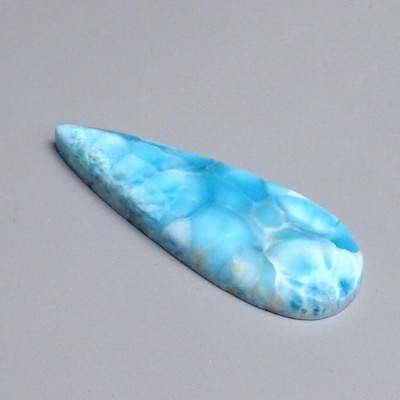 Larimar natural polished cabochon 46.9g, Dominican Republic